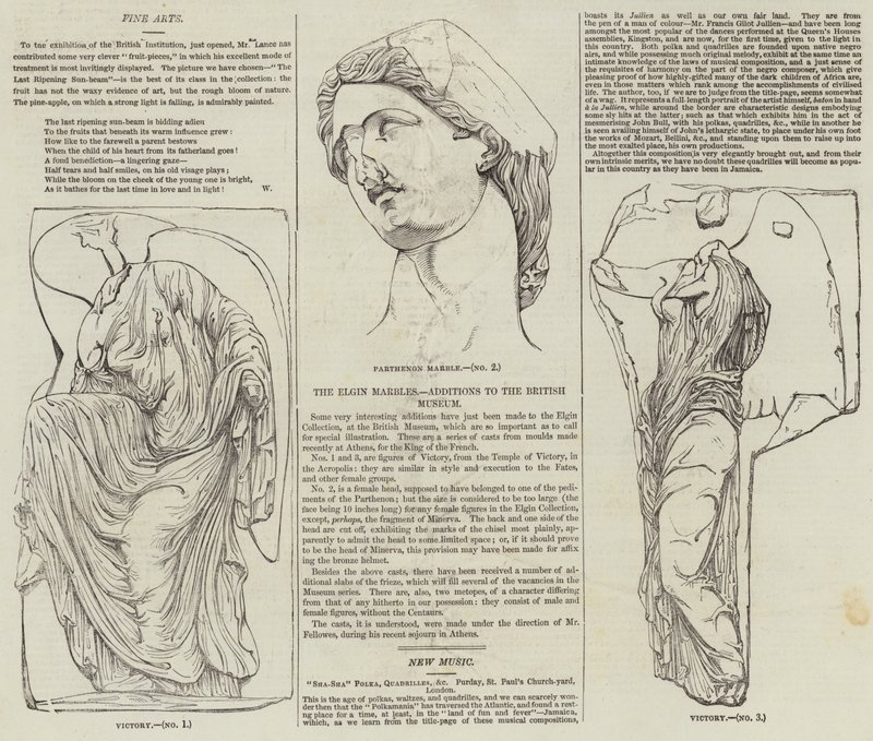 The Elgin Marbles by English School