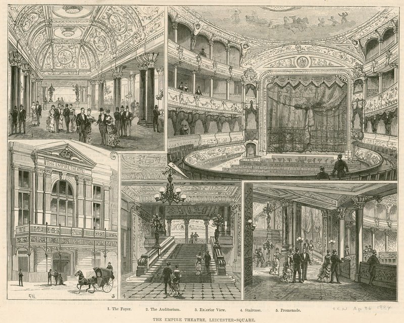 The Empire Theatre, Leicester Square, London by English School