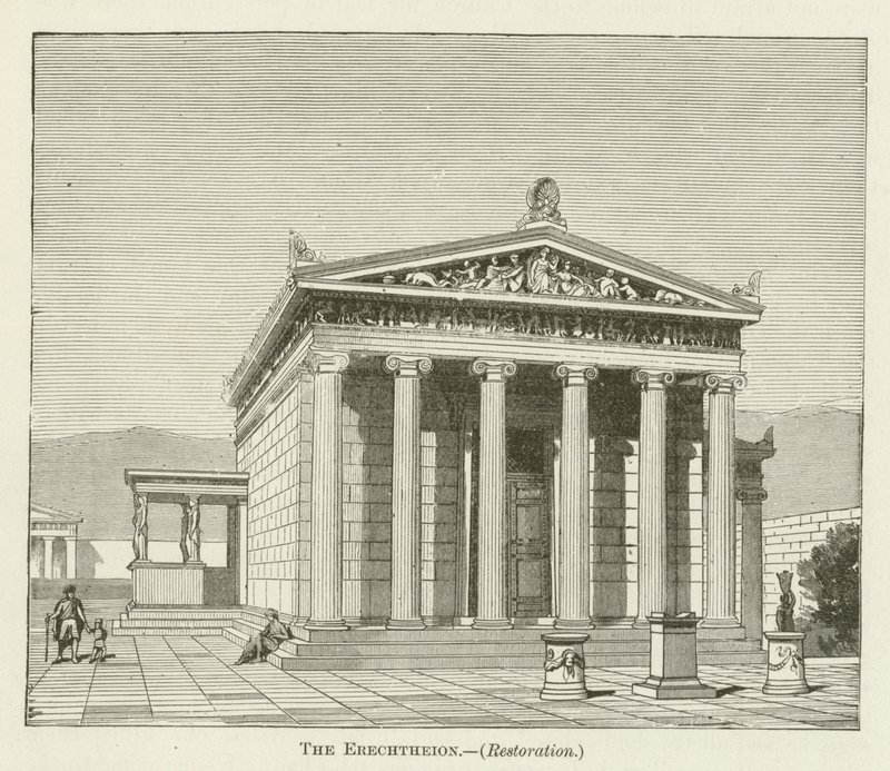 The Erechtheion by English School