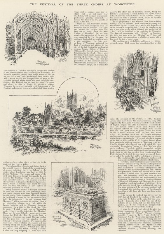 The Festival of the Three Choirs at Worcester by English School