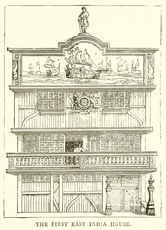 The First East India House by English School