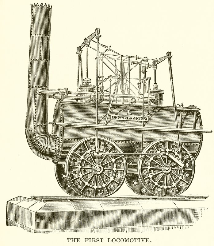 The First Locomotive by English School