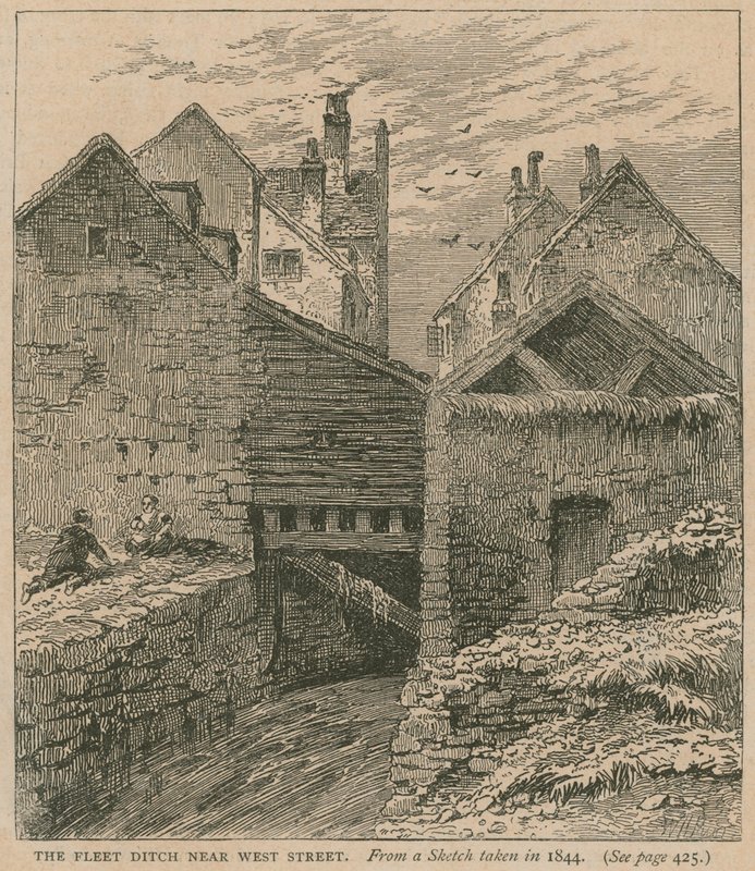 The Fleet Ditch near West Street by English School