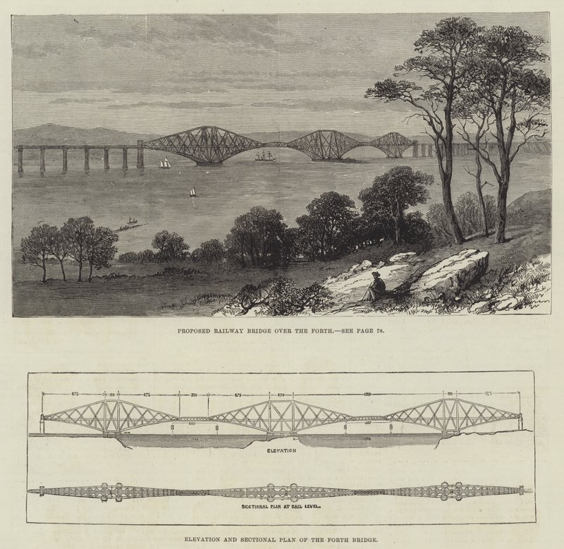 The Forth Bridge by English School