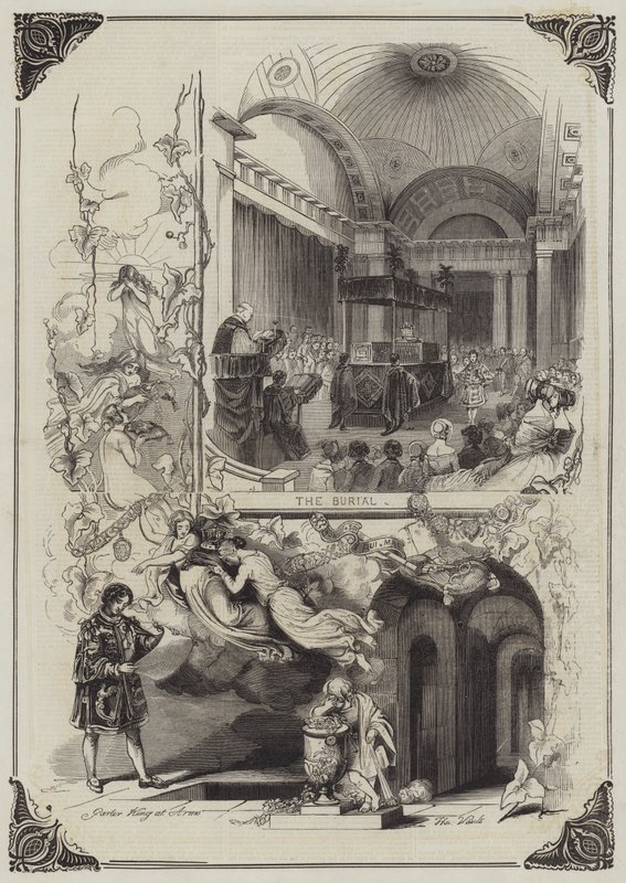 The Funeral of the Duke of Sussex by English School