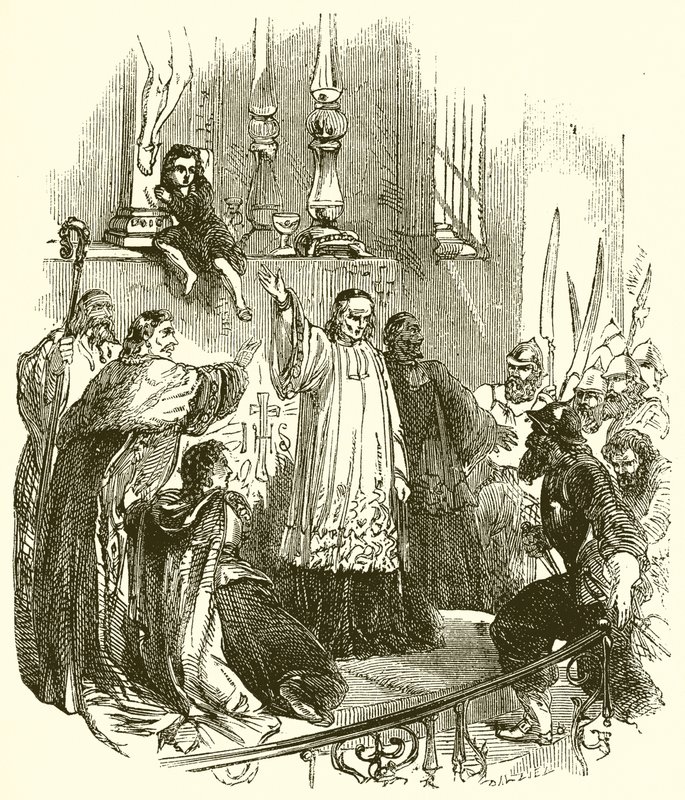 The Future Peter the Great Witnessing an Insurrection by English School