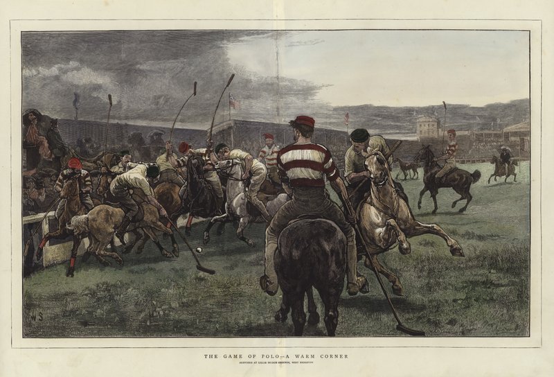 The Game of Polo - A Warm Corner by English School