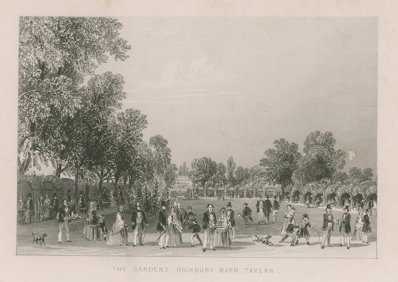 The Gardens at the Highbury Barn Tavern by English School