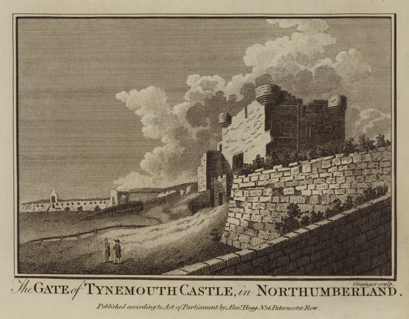 The Gate of Tynemouth Castle, in Northumberland by English School
