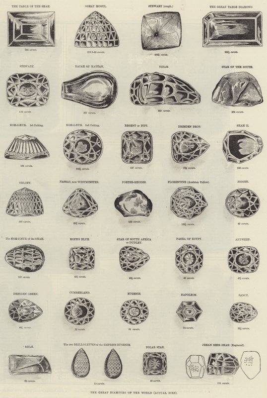 The Great Diamonds of the World by English School