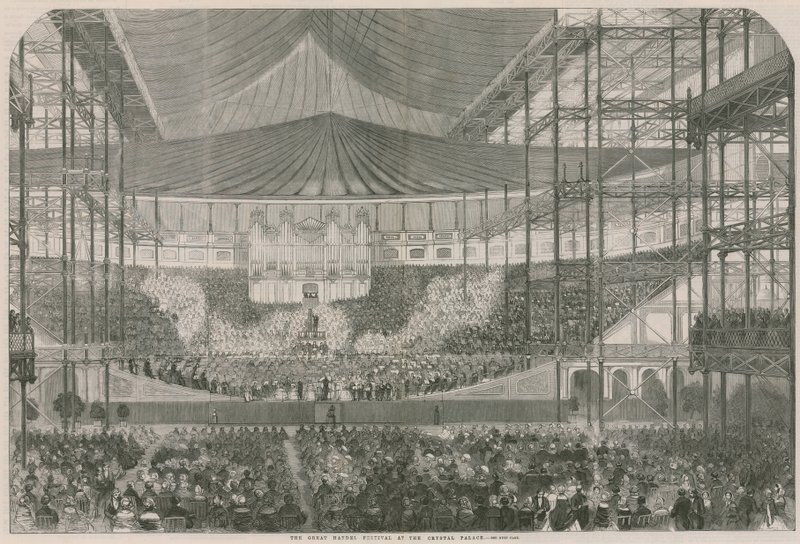The Great Handel Festival at the Crystal Palace by English School