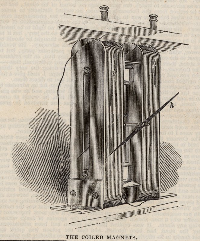 The Great Western Electric Telegraph: The Coiled Magnets by English School