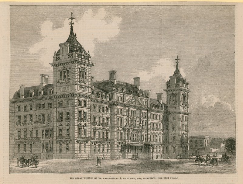 The Great Western Hotel, Paddington, London by English School