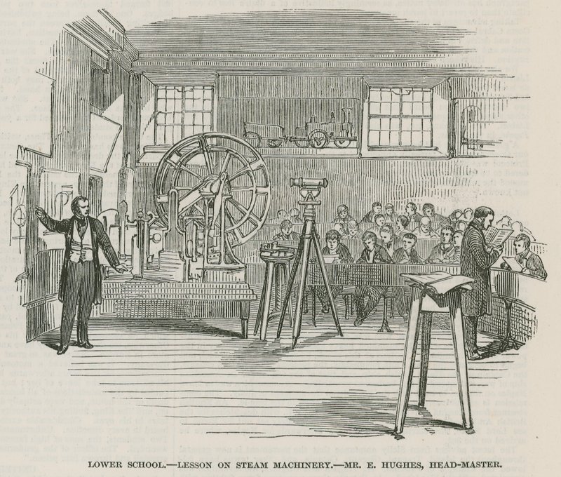 The Greenwich Royal Hospital Schools; Lower School: Lesson on Steam Machinery by English School