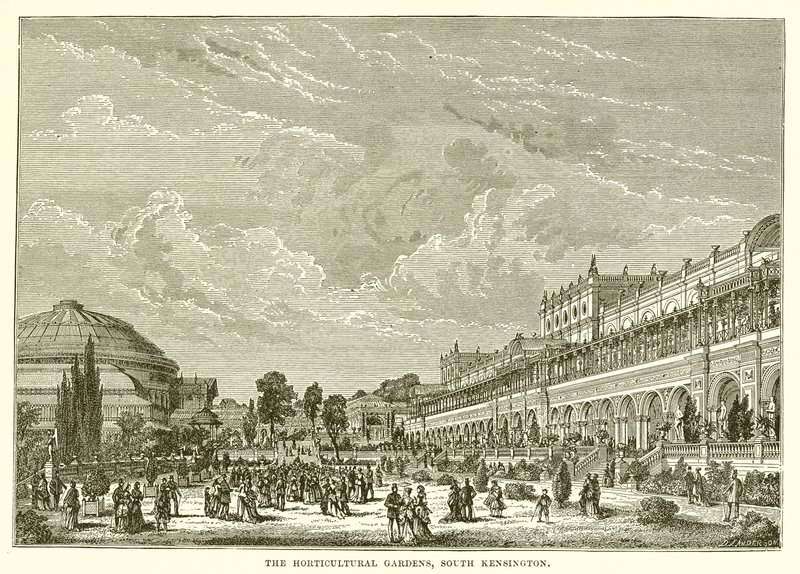 The Horticultural Gardens, South Kensington by English School