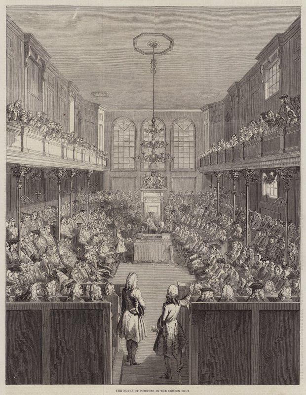 The House of Commons in the Session 1741-2 by English School
