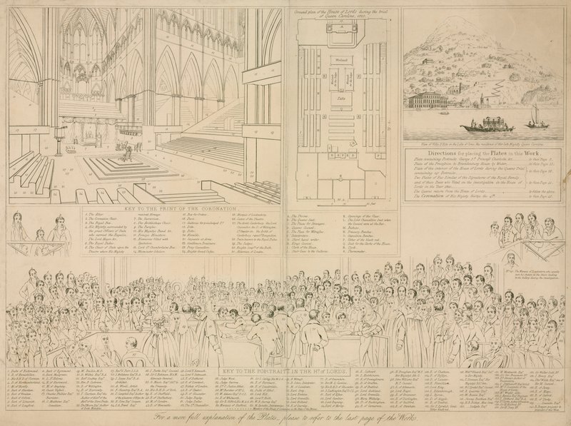 The House of Lords at the time of the trial of Queen Caroline in 1820 by English School