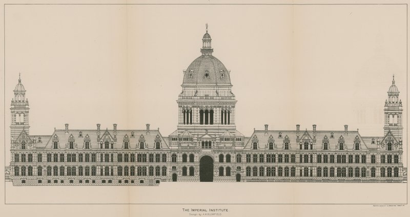 The Imperial Institute: Design by English School