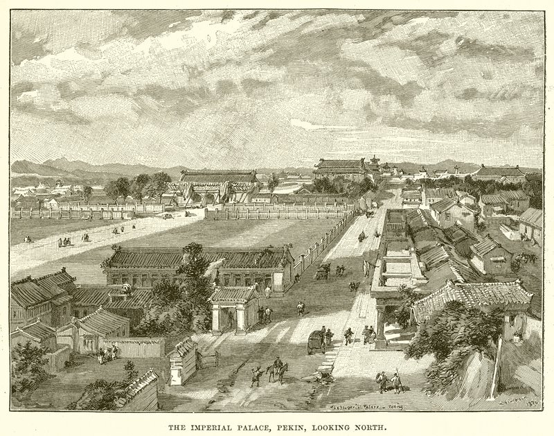 The Imperial Palace, Peking, Looking North by English School