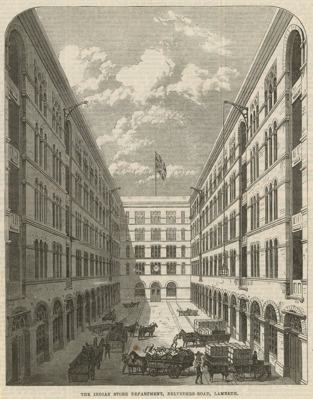 The Indian Store Department, Belvedere Road, Lambeth by English School