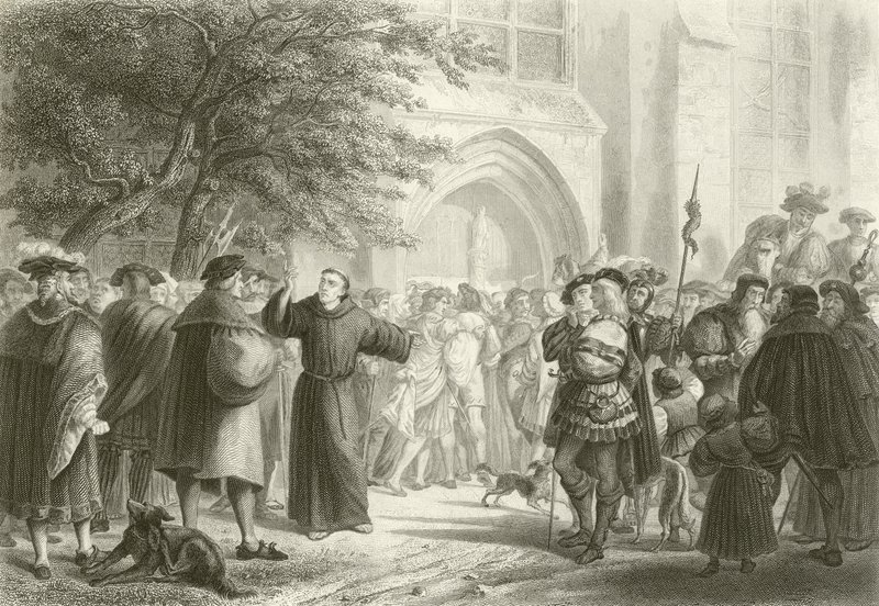 The Indulgences, or the Ninety-Five Propositions by English School