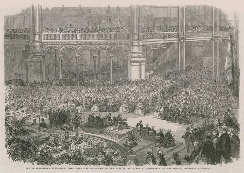 View from the Orchestra on the opening day by English School