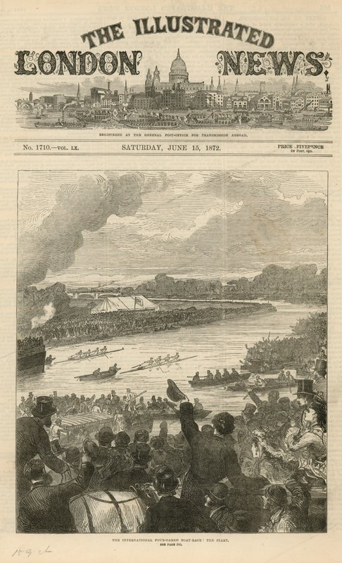 The International Four-oared Boat Race: The Start by English School