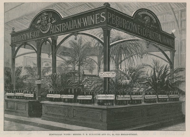 The International Health Exhibition: Australian Wines by English School