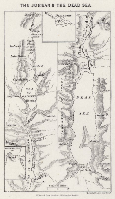 The Jordan and the Dead Sea by English School