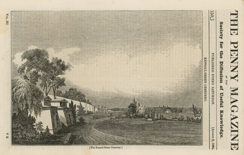 The Kensal Green Cemetery by English School