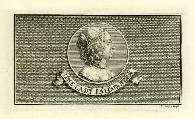 The Lady Falcolnberg by English School