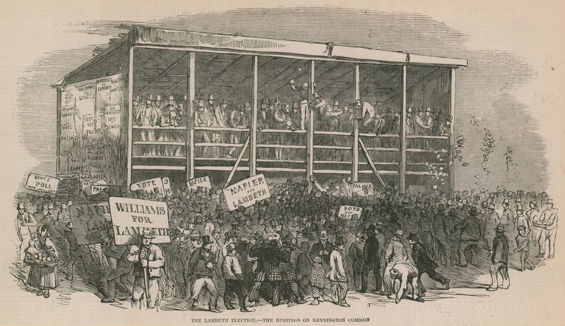 The Lambeth Election by English School