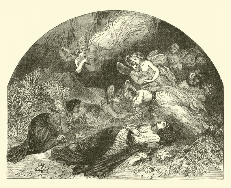 The Lament of the Peri for Hinda by English School