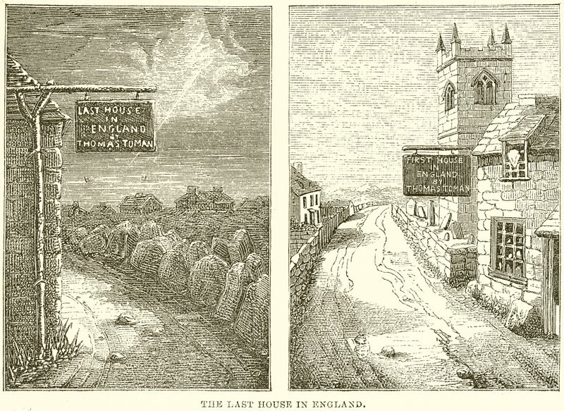 The Last House in England, The First House in Scotland by English School