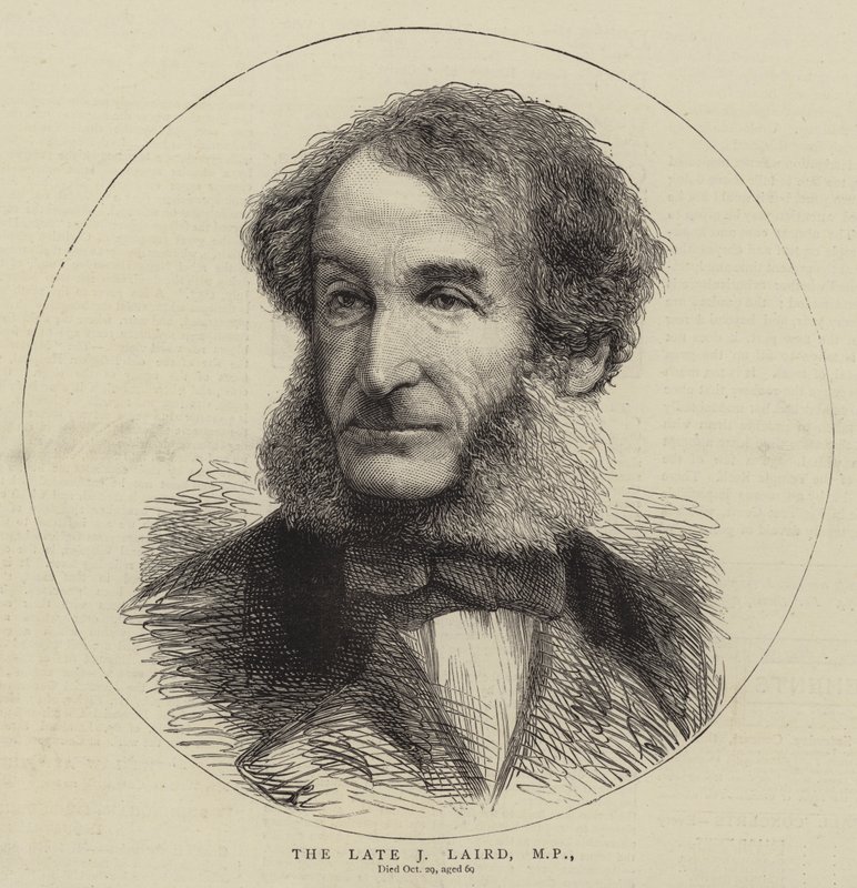 The Late J Laird, MP (engraving) by English School