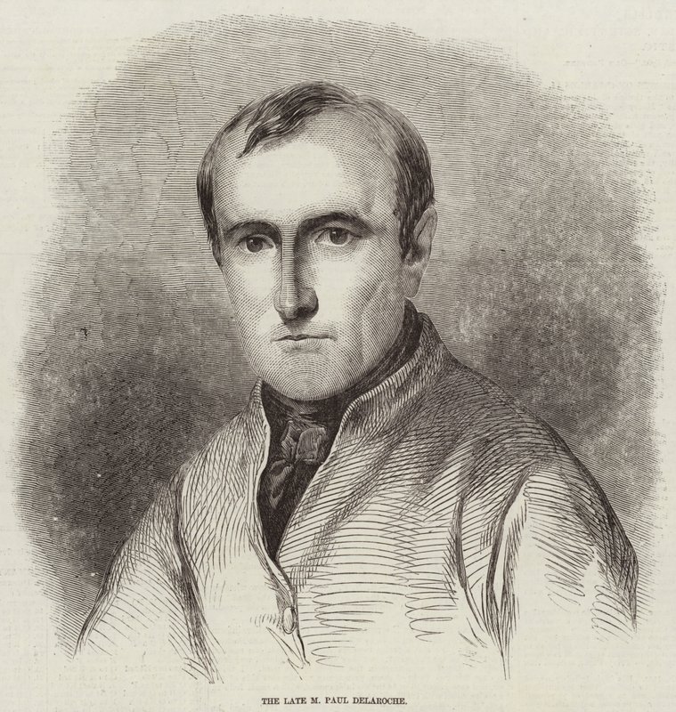 The Late M Paul Delaroche by English School