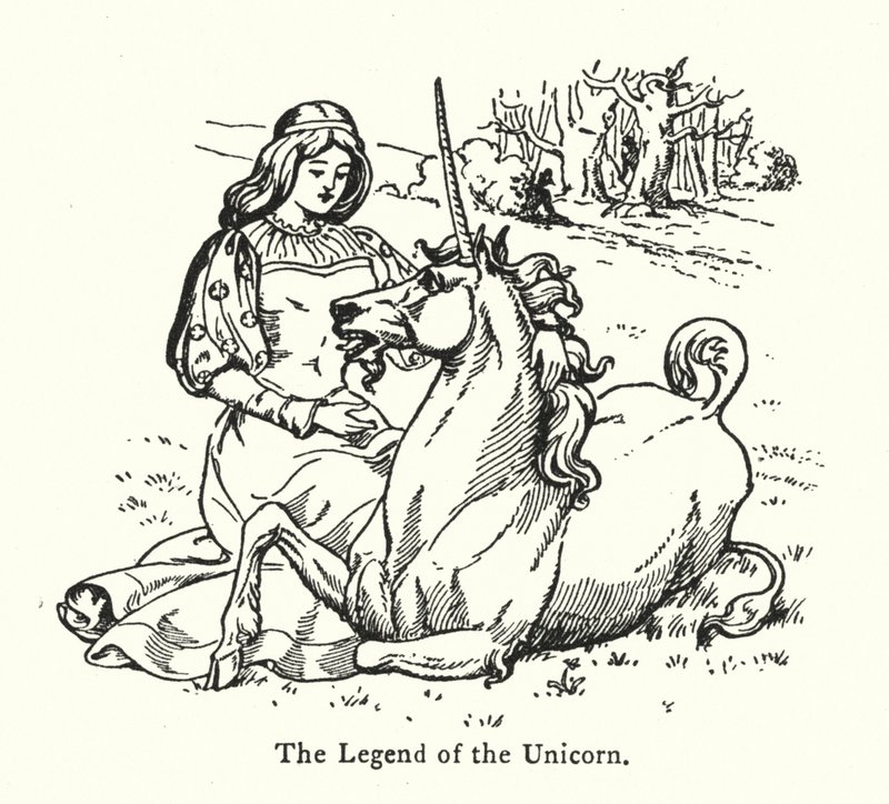 The Legend of the Unicorn by English School