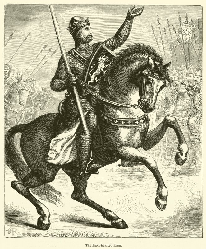 The Lion-hearted King by English School
