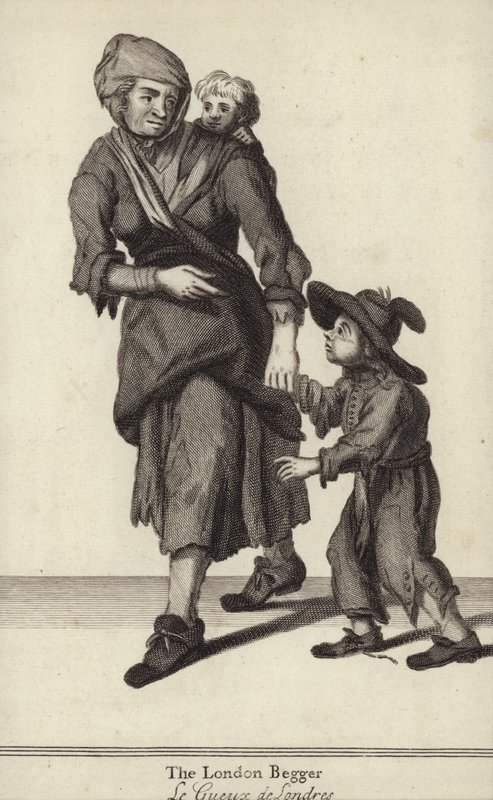 The London Beggar by English School
