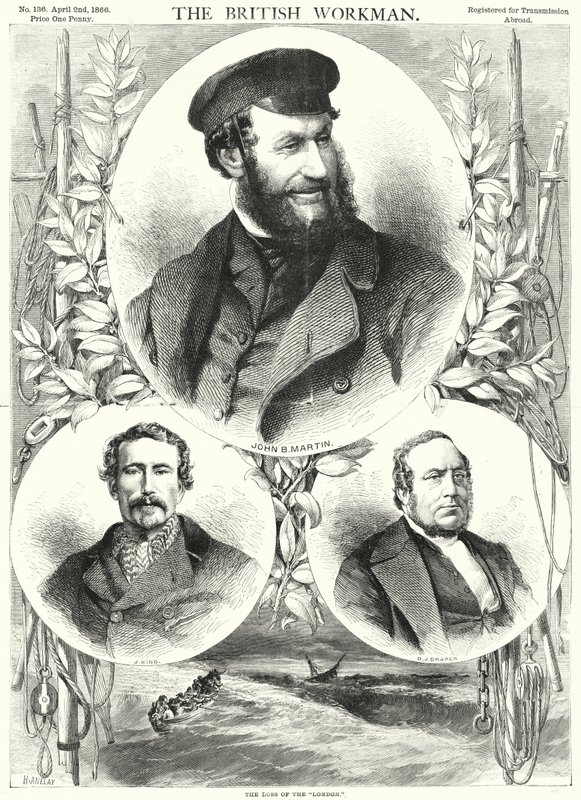 The Loss of the "London" by English School