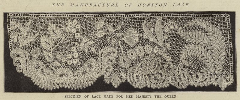 The Manufacture of Honiton Lace by English School