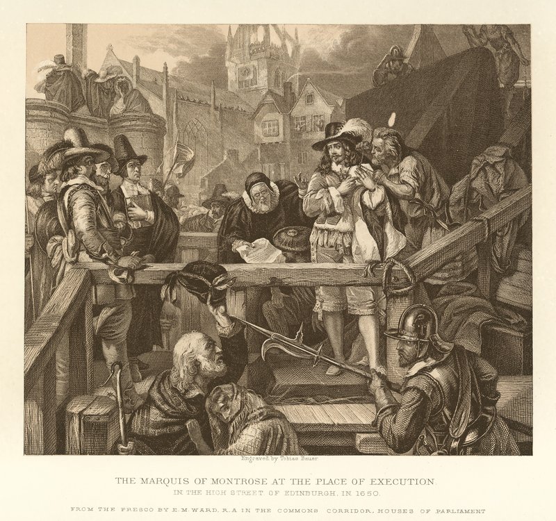 The Marquis of Montrose at the Place of Execution by English School