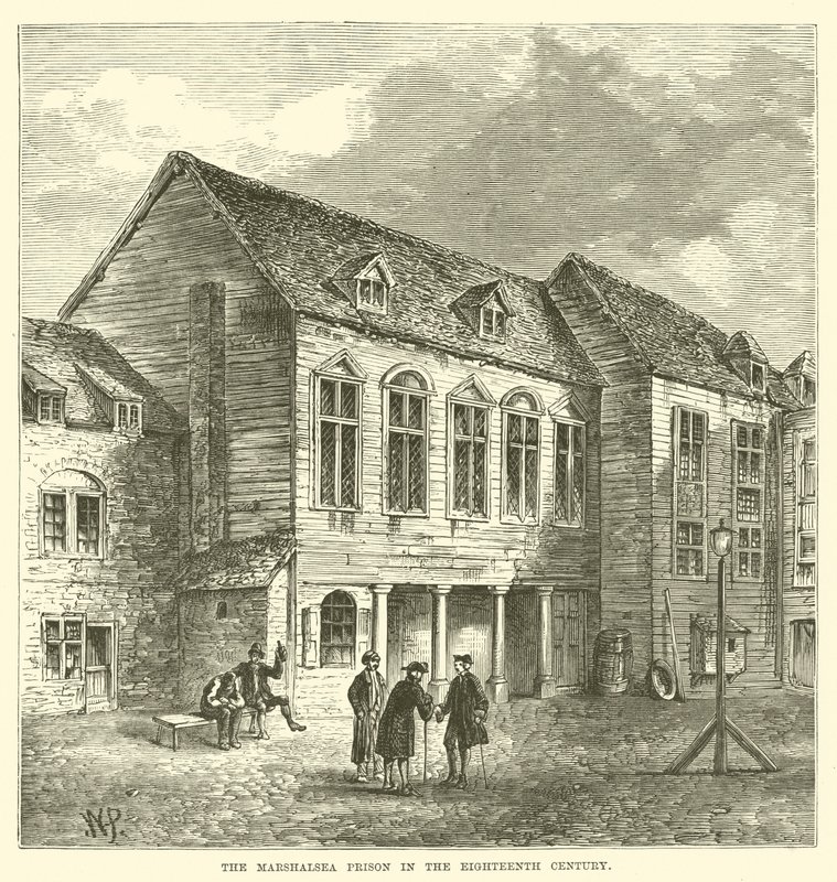 The Marshalsea Prison in the Eighteenth Century by English School
