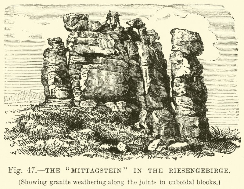 The Mittagstein in the Riesengebirge by English School