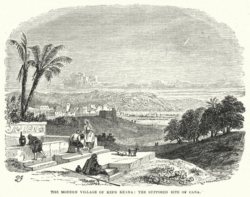 The Modern Village of Kefr Kenna, the Supposed Site of Cana by English School
