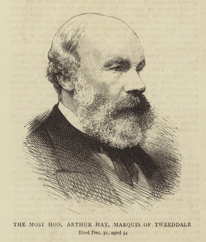 The Most Honourable Arthur Hay, Marquis of Tweeddale by English School