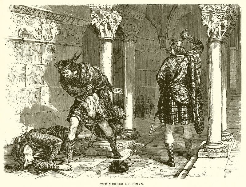 The Murder of Comyn by English School