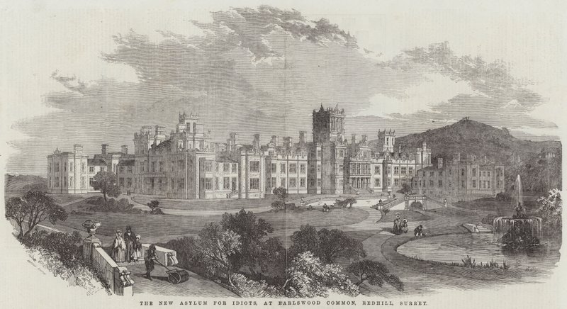 The New Asylum for Idiots, at Earlswood Common, Redhill, Surrey by English School