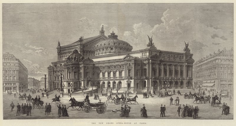 The New Grand Opera-House at Paris by English School