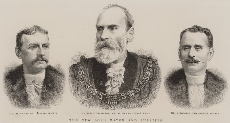 The New Lord Mayor and Sheriffs by English School